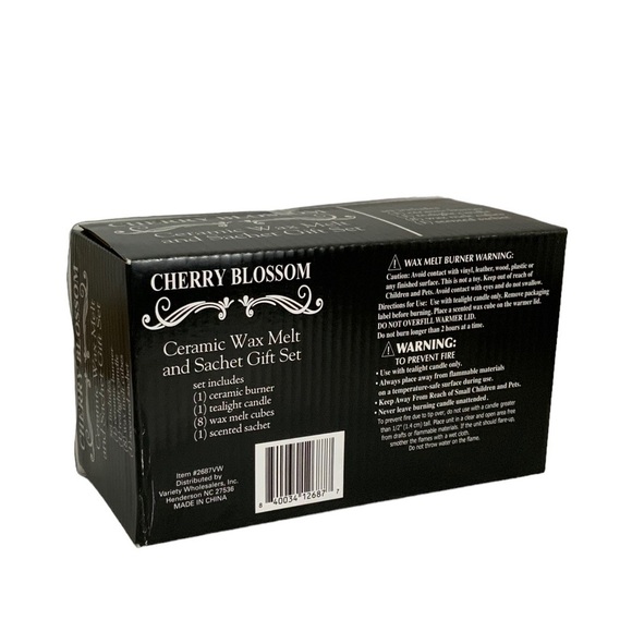 Wax Melt Burner Gift Set Ceramic Burner melts Sachets Tealight 4 PC Boxed Set - Picture 6 of 8